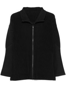 Плиссированная куртка Homme Plissé Issey Miyake, черный