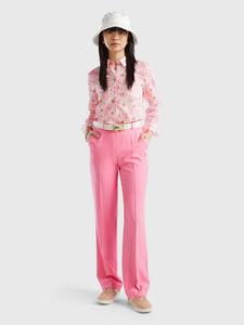 Тканевые брюки Benetton, розовый