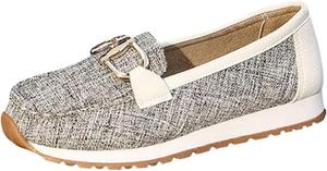 Женские слипоны Hbeylia Fall Loafers 2025, элегантные повседневные туфли на плоской подошве, удобная обувь для ходьбы с круглым носком, деловые офисные туфли, комфортные ортопедические кроссовки с поддержкой свода стопы, лодочные туфли, A1-Beige