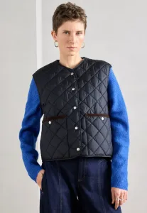 Жилет с стегаными накладными карманами Marc O'Polo, Deep Night Blue