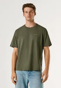 Контрастная базовая футболка connor Pepe Jeans, Olive Green