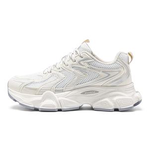 Warrior Мужские Серебристо-серые Амортизирующие Увеличение Роста Износостойкие Легкие Дышащие Массивные Кроссовки