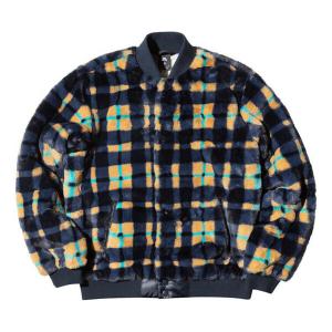 Куртка Nike SB Dunk High x Concepts Crossover Skateboard Sports Plush Plaid Jacket Asia Edition Colorblock Yellow, желтый