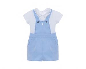 Элегантный комбинезон для мальчика синего цвета Patachou, синий