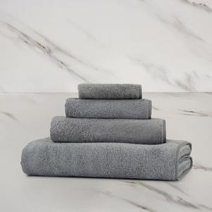 Банное полотенце Frette однотонное 100x150, серый