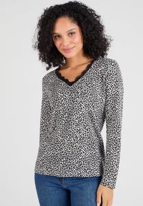 Топ Damart THERMOL'LOVE , Gray Animal Print/Grey