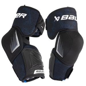 BAUER Комплект хоккейной защиты Model 24 X для юниоров и взрослых, нагрудник True Ice Land Earth, защита ног и локтей, размер M