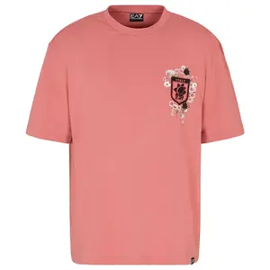 Футболка с коротким рукавом EA7 EMPORIO ARMANI Train Club House Rugby, розовый