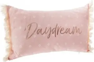 Декоративная подушка DAYDREAM, с бахромой, 50 х 30 см, розовая Atmosphera