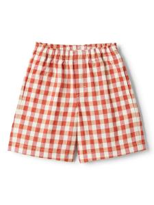 Клетчатые шорты Il Gufo, красный