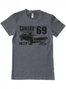 Футболка "Ss 1969 T-Shirt" серого цвета Camaro