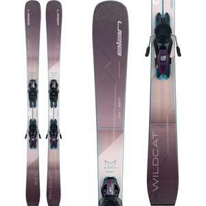 Женские лыжи Wildcat 82 TI с креплениями ELX 9.0 GripWalk Shift. Elan, Pink/White