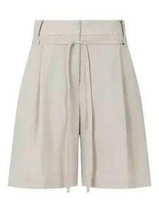 Шорты со складками и завязками Studio Tomboy, бежевый