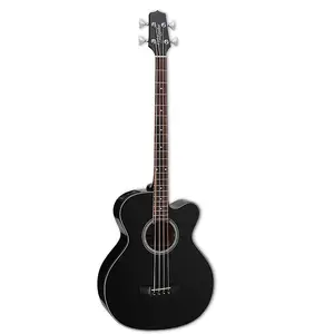 Акустико-электрическая бас-гитара Takamine GB30CE, черный глянцевый
