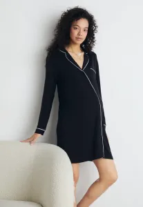 Ночная рубашка Lascana, Black/White