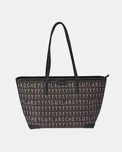 Большая сумка-тоут Guy Laroche с длинными синими синтетическими ручками, мультиколор