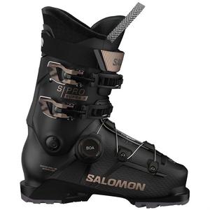 Горнолыжные ботинки S/Pro supra boa x90 w - женские, 2025 Salomon, Black / Pinkgold Metallic / Pinkgold Metallic