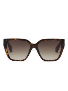 Большие солнцезащитные очки в черепаховой оправе Roberto Cavalli, коричневый