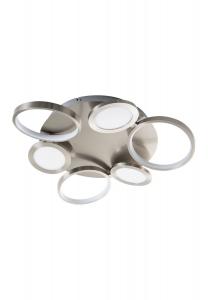 Светодиодный потолочный светильник Стелари d: 56см Näve Leuchten, яркая сталь