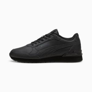 Мужские кроссовки St Runner V4 Leather Puma, черный