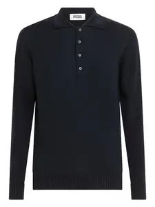 Поло с длинными рукавами Alpha Studio, синий