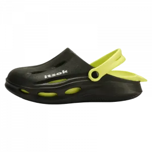 Itsok Клоги мужские черно-зеленые, цвет Black Green