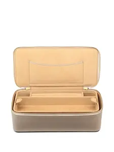 Кейс для украшений Panama на молнии Smythson, нейтральный