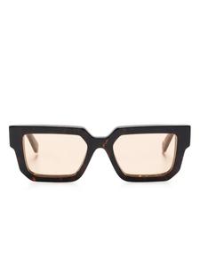 Солнцезащитные очки в квадратной оправе Off-White Eyewear, коричневый