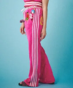 Спортивные брюки-клеш GALFY/GAL (женские) Select Brands, цвет Pink