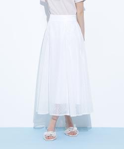 Блестящая кружевная юбка-клеш Jill By Jill Stuart, цвет White