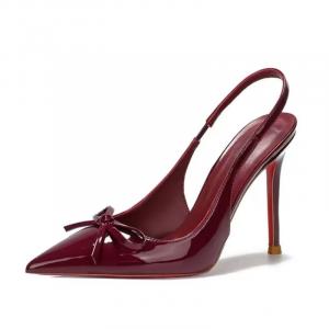 Тонкие туфли на высоком каблуке для женщин Medd, красный
