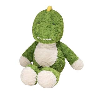 Плюшевая кукла бегающий щенок кролик лягушка динозавр 55см высота MIXIANG, зеленый