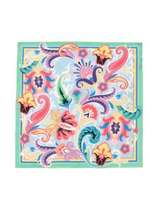 Шарф ETRO фуляр Turandot, зеленый