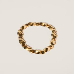 Металлическое ожерелье MIU MIU, золото/винтаж