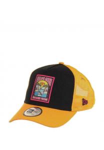 Бейсболка FEELING GOOD SUMMER VIBES PATCH A-FRAME ADJUSTABLE TRUCKER New Era, черный