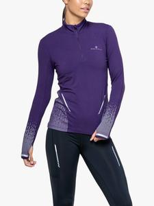Tech Reflect полу-застёгивающаяся кофта Ronhill, Damson/Reflect