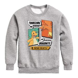 Флис Pokemon Dragonite Charizard Crew для мальчиков 8–20 лет Pokemon