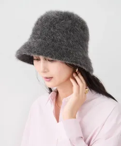 Пушистая вязаная панама Avv, цвет Dark Gray