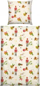 Постельное белье , красное, 1x 135x200 см + 1x 80x80 см Erwin Müller