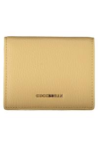 Женский кошелек Coccinelle кожаный с 2 отделениями, желтый