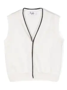 Жилет тонкой вязки Il Gufo, белый