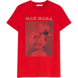 MaxMara Футболка женская красная