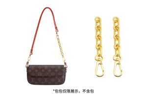 Luxury Care Artisan Workshop Ремень для сумки, Gold Extender Chain 12.5cm-2 Pack