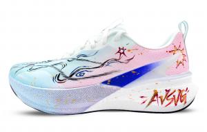 LINING Кроссовки для бега Red Hare 8PRO с амортизацией, износостойкие, низкие, унисекс, небесно-голубые