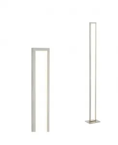 Современный минималистичный светодиодный светильник Johan 59,5 дюйма, встроенный в алюминиевую башню, никель Jonathan Y, nickel