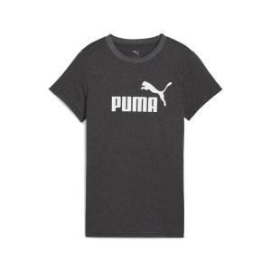 Футболка с логотипом ESS No. 1 женская PUMA темно-серого цвета