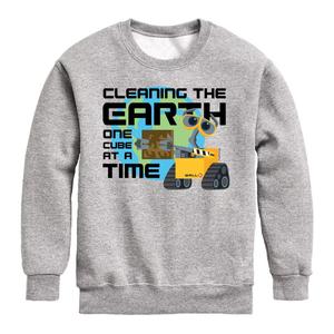Флисовая толстовка с рисунком Disney/Pixar's Wall-E Boys 8-20 Cleaning The Earth Licensed Character
