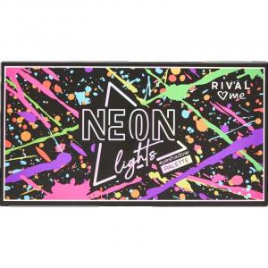Палетка теней для век 08 неоновые огни RIVAL loves me, 14 g