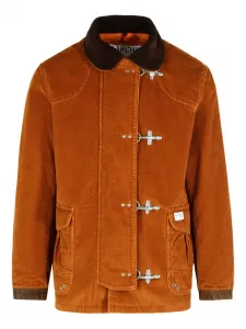 Вельветовая куртка Fay, коричневый