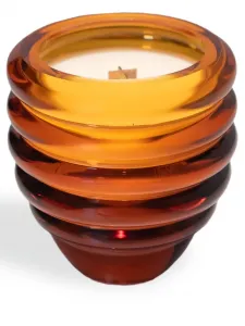 Ароматическая свеча nightfall vanilla, 240 г, 11х10 см, Klimchi, желтый